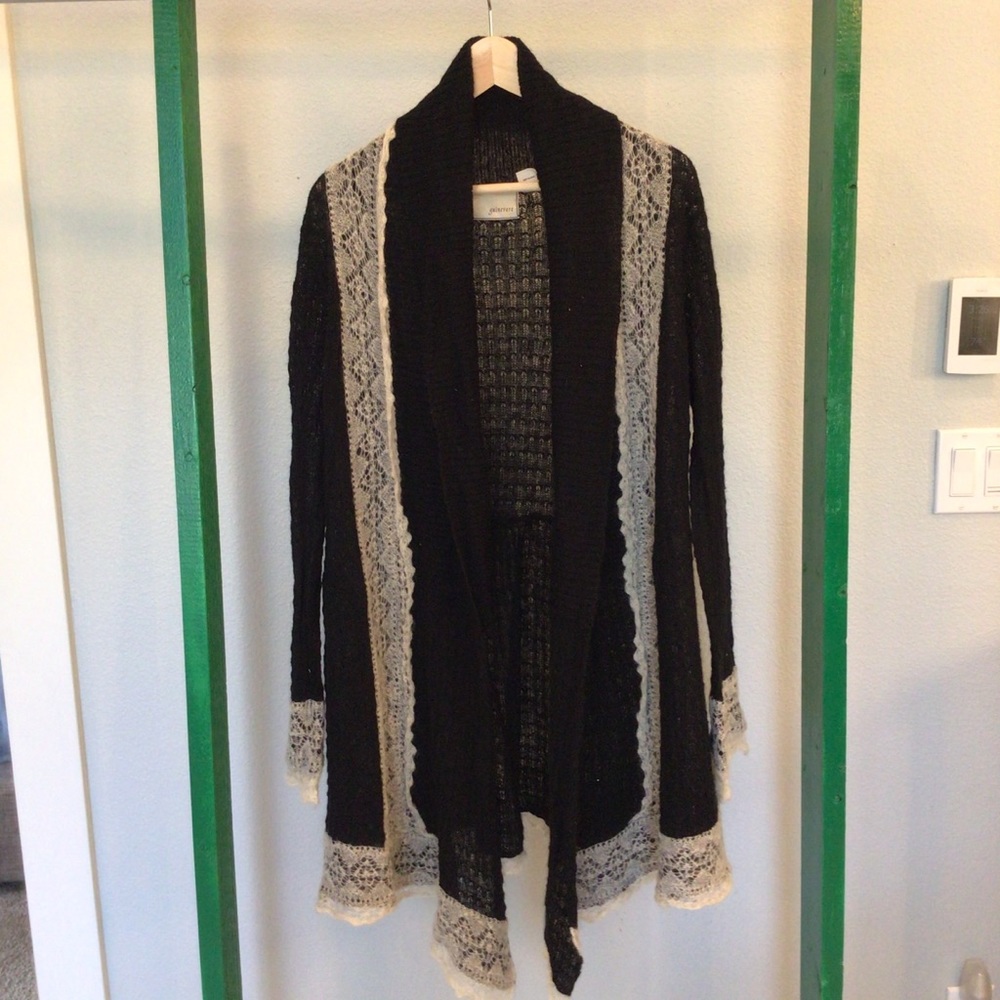 Guinevere black cardigan sweater